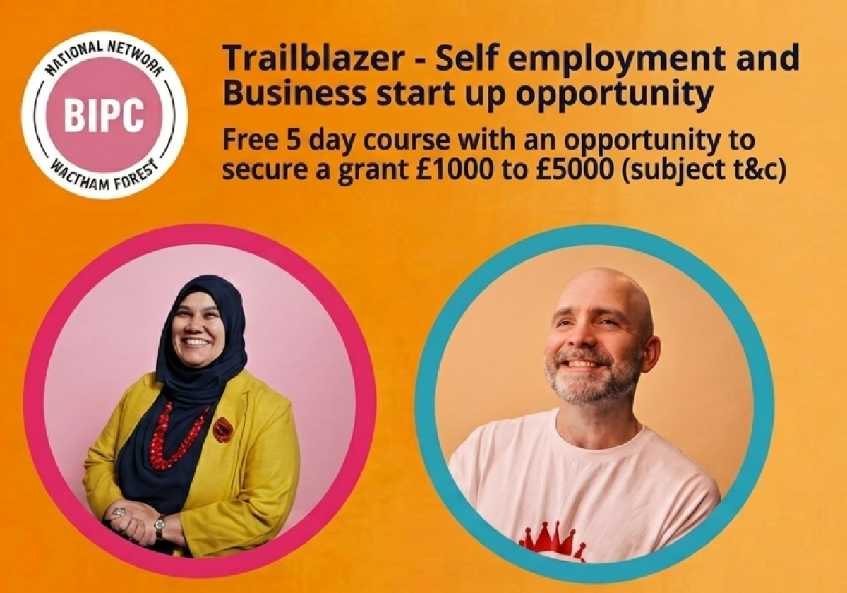 Trailblazer Bootcamp: Opportunity for those not working to start their business