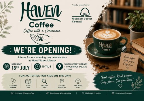 Haven Coffee Launch Party at Wood Street Library